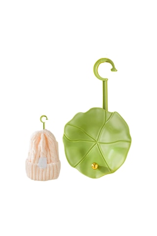 Kendinden Yapışkanlı Şapka Tutucular Palto Askıları, Şapka Askısı  Duvar Beyzbol Şapka Depolama Rafları, Lotus Yaprağı Şeklinde Şapka Duvar Askısı Beyzbol Şapka Askısı Ekranı Çok Renkli