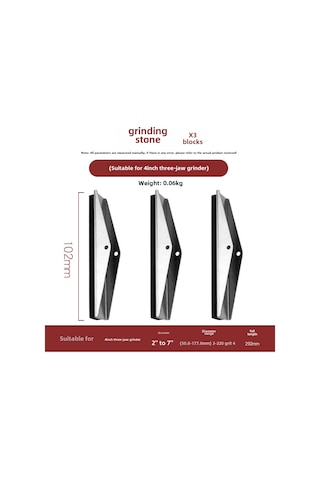 Aubyhe 4 İnç Taşlı Üç Aparatlı Motor Silindir İç Çap Zımparası - Verimli Taşlama Ve Parlatma Aracı