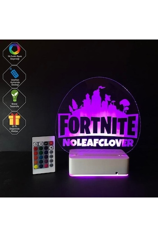 Sevgiliye Hediye Fortnite Masaüstü 3D Led Lamba