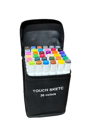 Touch Sketc 36 Adet Çift Uçlu Marker Kalem Çantalı