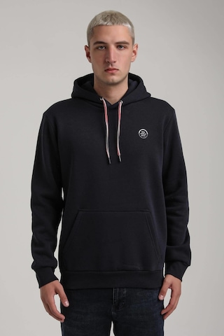 Kapüşonlu Lacivert Slim Fit Full-zip Sweatshirt 24fwm64084 Lacivert