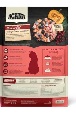 Acana Indoor Yüksek Proteinli Yetişkin Kedi Maması 4500 G