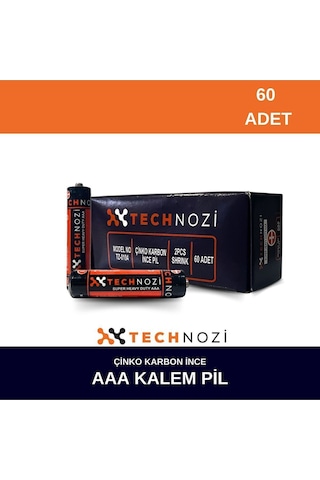 Aaa Ince Kalem Pil 60 Lı Paket Kumanda Pili