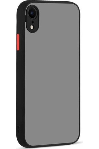 Apple Uyumlu iPhone Xr 6.1 Kılıf Zore Hux Kapak Siyah