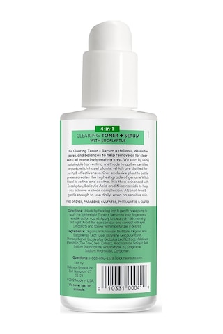 Dickinson's Cadı Fındığı Ve Okaliptüs Özlü Arındırıcı Tonik + Serum 118 ML
