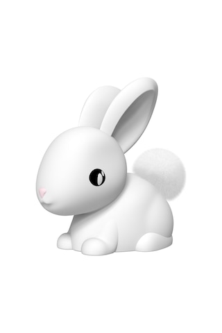 Dhink Silikon Şarjlı Gece Lambası Bunny Cotton Beyaz