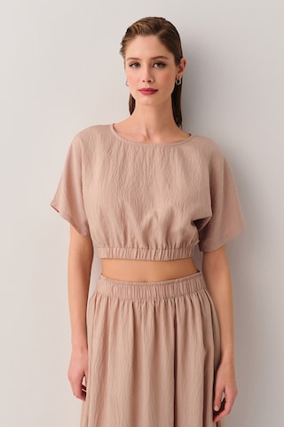 Suwen Harper Üst Sba25640010 Bej