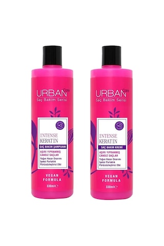 Urban Care Intense Keratin Şampuan & Saç Kremi 2 x 330 ML