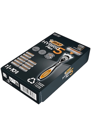 Bic Flex 5 Hybrid Tıraş Bıçağı + Yedek Başlık 10'lu