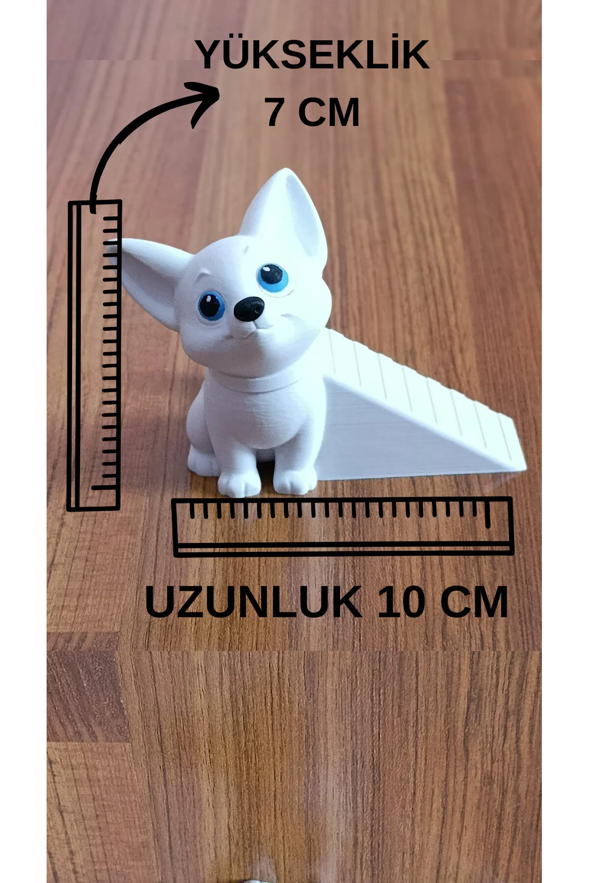 Kapı Stoperi / Dekoratif & Kaymaz Taban / Köpek Figürlü / Kapı Tutacağı / Sağ Tarafa Açılan Kapılar