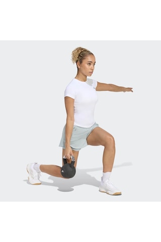 Adidas Power Essentials Workout Beyaz Kadın T-shirt Jz3312 Beyaz