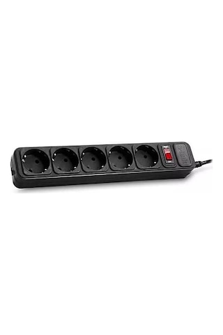S-Link SPG3-J-5 306J 5'li Akım Korumalı Priz 1.5 M Siyah