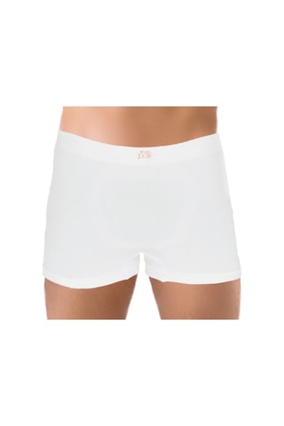 The Don Beyaz Renk Turuncu Logo Seamless Boxer