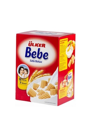 Ülker 12 Vitamin 7 Mineral Sütlü Bebe Bisküvisi 2 x 800 G