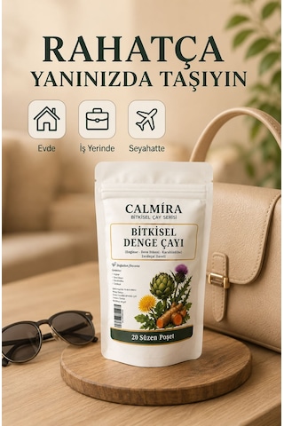 Calmira Enginar - Deve Dikeni - Karahindiba 20 Süzen Poşet Çay Bitkisel Denge Çayı