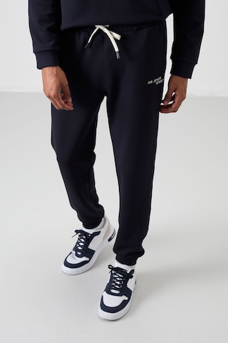 Tommy Life Lacivert Pamuklu Kalın Yumuşak Dokulu Comfort Fit Nakışlı Erkek Eşofman Takım - 85254 Lacivert