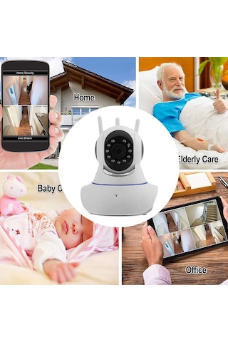 Akıllı Onvif Kamera Cctv Yy/Hd/Wifi/Ses Antenli Ev Güvenlik Kamer