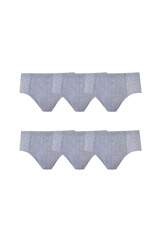 Hepsine Rakip Seher 6 Adet Erkek Çocuk Pamuklu Slip Külot Seti Sec0037 Renkli Seri Gri