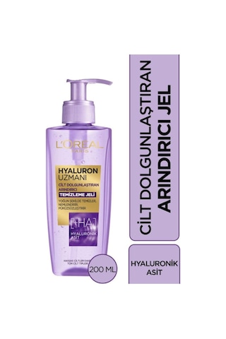 L'Oreal Paris Hyaluron Uzmanı Cilt Dolgunlaştıran Temizleme Jeli 200 ML
