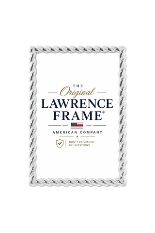 Lexroo 710046 Silver Metal Rope Picture Frame, 10cm By 15cm