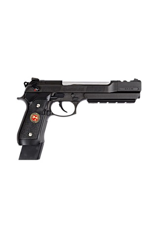 We-tech Custom Barry Burton Biohazard M92 Gen 1 Siyah Gbb Airsoft Tabanca
