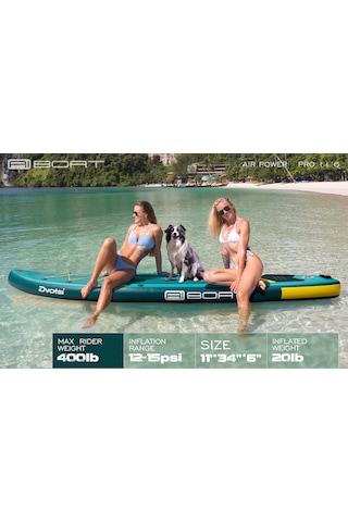 Air Power Core 11' 335x86x15 Cm Şişme Paddle Board Sup Seti 175 Kg