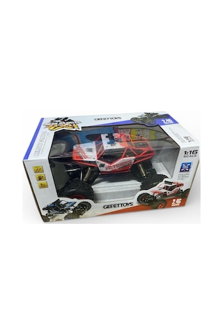 23 Cm Uzaktan Kumandalı Şarjlı Rock Crawler Jepp 1538 Kırmızı
