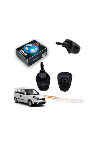 Fiat Doblo Fiorino Punto Nemo Bipper Uyumlu Arka Cam Silecek Su Fıskiyesi - Oem: 60666173