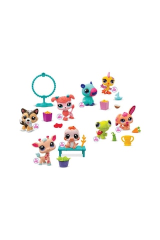 Hasbro Littlest Pet Shop 2'li Paketa 00587 G7 94-g7 95 Kaplumbağa-tavşan Minişler