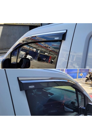 Citroen Berlingo Krom Çıtalı Cam Rüzgarlığı 2018-2025 2 Li