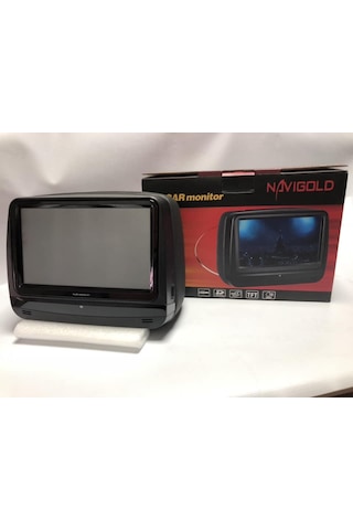 Navigold 9 İnc Usb Sd Koltuk Başlığı Monitör 2 Adet Touch Scren