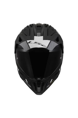 Ls2 Pioneer 2 Hill Kapalı Kask Mat Beyaz - Siyah