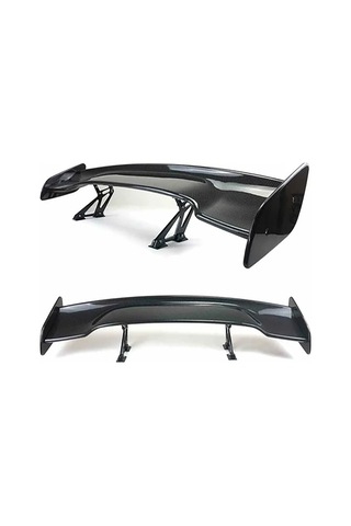 Dtm Abs Tüm Araçlara Uyumlu Bagaj Üstü Spoiler Parlak Siyah Spoyler Plastik İthal