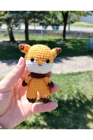 Amigurumi Küçük Prens Tilki Anahtarlık Aksesuar Dukakidstoys