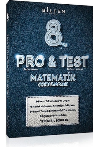 Bilfen Pro&test 8. Sınıf Türkçe - Matematik Ve Fen Bilimleri Soru Bankası 3 Kitap