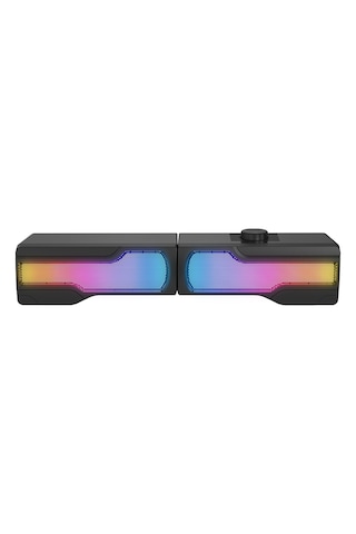 Rampage Arty X13 2.0 Bluetooth'lu Rms 3w 2 Rgb Işıklı Multimedia Usb 5v 45db Gaming Oyuncu Speaker