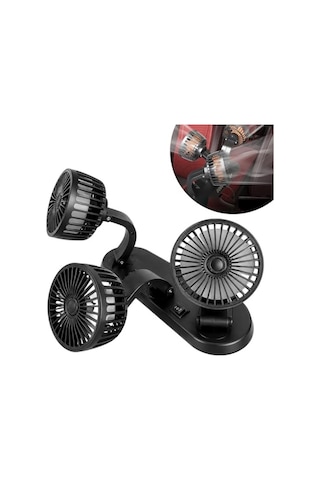Çakmaklık Bağlantılı 12 Volt Dc Mini Araç Vantilatörü