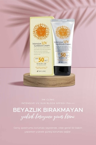 3W Clinic Yüksek Koruma Sağlayan Güneş Kremi SPF50+ 70 ML