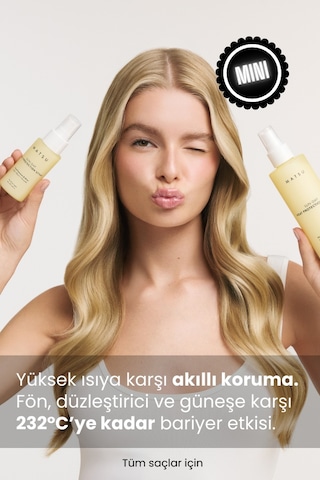 Matsu Sun Day Isı ve Güneş Koruyucu Saç Spreyi 232°C Isı Koruması 50 ml