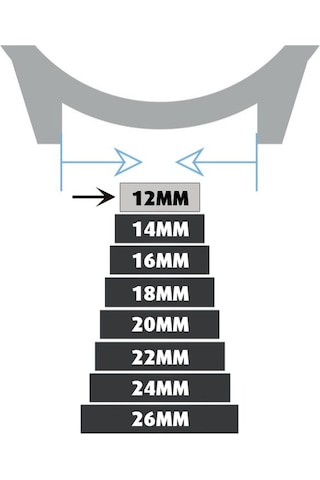 Saatse Mor Silikon Saat Kordonu Kayış 12 MM