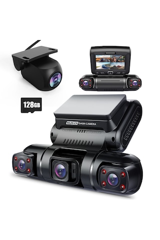 Pruveeo D90-4ch Fhd Wi-fi Gps + 128gb Sd Kart