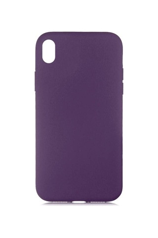 Apple Uyumlu iPhone Xr 6.1 Kılıf Zore Lsr Lansman Kapak Derin Mor