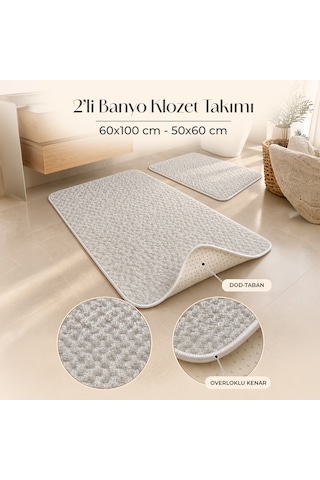 2'li Banyo Klozet Takımı Bej