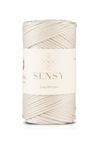 3 Mm - 250 Gr Polyester Makrome Ipi 120 M Polyester Makrome Ip Supla Ip Ve Çanta Ipliği Ekru Genel