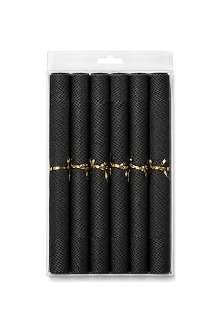 Un-901 -s 6 Lı Amerıkan Servıs Setı 30x450 Cm Siyah