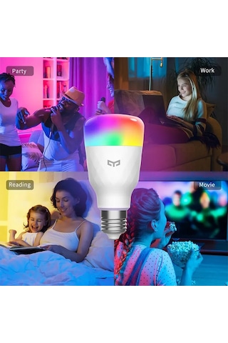 Xiaomi Yeelight 1s Renkli Akıllı Rgbw Led Ampul 8.5w E27 Yldp13yl