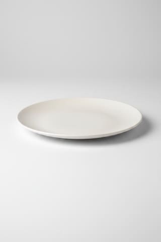6'lı Ellips Oval Kayık Tabak 31cm Krem Rinart