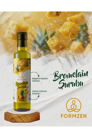 Formzen Bromelain Ananas İçeren Detox Şurubu 250 Ml