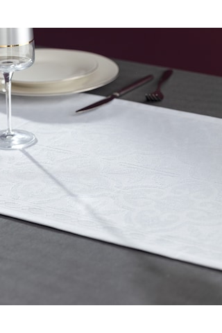 Madame Coco Pradines Runner - Beyaz - 45x160 Cm 8684427113912 Beyaz