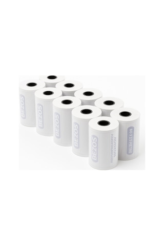 Bşkvirgo Bezos 80x25 Mm Adisyon Rulosu Termal Rulo 5 Paket 50 Adet Bsk2026
